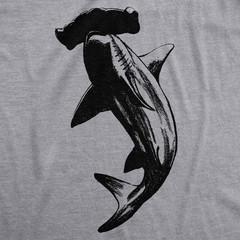 Mens Hammerhead Shark T Shirt Cool Aquatic Wildlife Graphic Tee