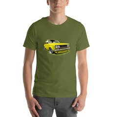 Classic Car shirt featuring Yellow 1971 Datsun 510 / 1600