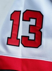 Friday The 13th Jason Voorhees Mask Hockey Jersey Movie Horror White XXL 2XL