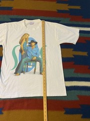 VINTAGE TIM MCGRAW & FAITH HILL SOUL TO SOUL TOUR 2000 T SHIRT WHITE L