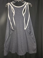 Majestic MLB Authentic Milwaukee Brewers Tank Top 2X Gray Racerback XXL