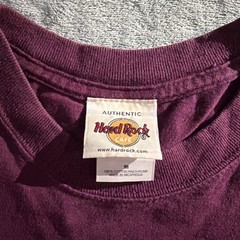 Hard Rock Cafe Gatlinburg Burgandy T Shirt Size Medium 100% Cotton Vintage