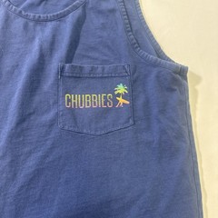 Chubbies Small Blue Tank Top Sleveless