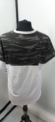 Ecko Unltd Men’s T-Shirt WHITE Black Camo Design Graphic V-Neck EO31K806