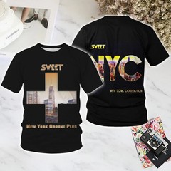 Sweet Band New York Groove Plus Black S to 5XL 3D Concert Shirt HL441