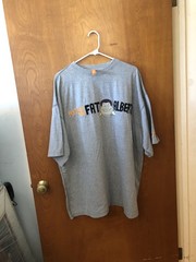 Vintage FUBU Shirt Mens XL Gray Fat Albert Graphic Streetwear Premium 90s Baggy