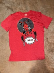 Deadpool Tacos?! – Marvel Loot Crate Unisex Adult Medium Tee T-shirt exc cond.