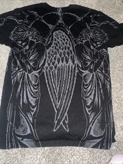 Buckle Afflection Lot (3) Shirts L/S S/S MED Biker Grunge Rock