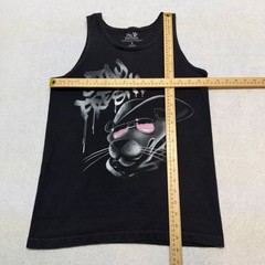 Pink Panther Stay Fresh Graphic Tank Top Mens Small Black 2013 Streetwear Skater