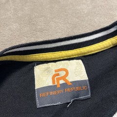 Refinery Republic Globe T Shirt Mens L Reflective Rainbow Graphic