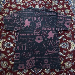 Vintage 2000s Rogue Status Gun Show All over Print All Logo Tee T-shirt Y2K Rare