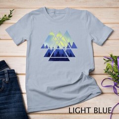 Geometric Triangle Outdoor Trees Forest Wildlife Nature T-Shirt Unisex T-shirt