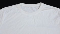 Textale Men’s Ribbed Neckline Solid Basic Short Sleeve Tee EJ3 White Size XL