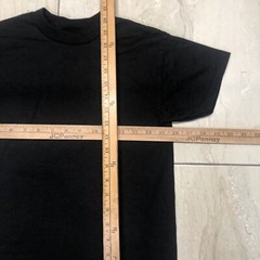 Vintage 90s Hanes HEAVYWEIGHT T-shirt – NOS Size Youth M Black Lot Of 2