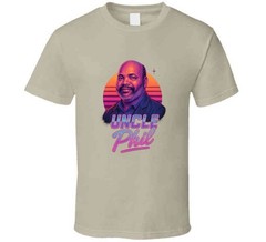 Uncle Phil Fresh Prince Of Belair Retro 80’s Neon Portrait Tv T Shirt