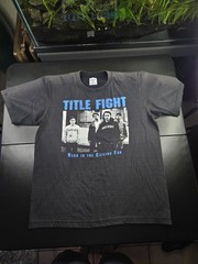 2010s Title Fight Head In The Ceiling Fan Band T-Shirt, Faded, Sz XL (23×28″)