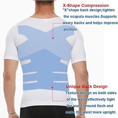 CGTFY Gynecomastia Compress Tank Top Men Slim Abs Body Shaper Vest Athletic Vest