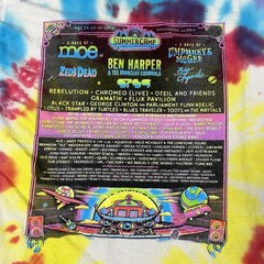 Summer Camp Music Festival Shirt Mens Large Tie Dye Psychedelic Graphic 2019