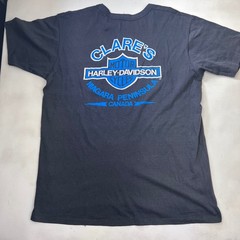 VTG Harley Davidson Righteous Ruler Eagle Graphic T-Shirt Large Single Stitch 3D