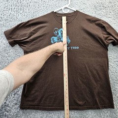 Sweeny Todd T Shirt American Apparel Made in USA Vintage 2XL Brown