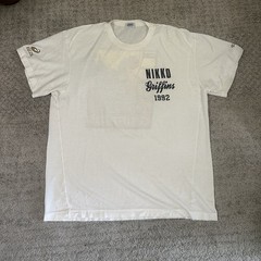Vintage Made In Japan White Asics Nikko Griffins 1992 Graphic T Shirt – Size XL