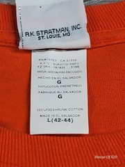 Harley Davidson I RODE THE DRAGON L Smoky Mtn Long Sleeve T Orange Rare 07 US129
