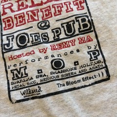 Vtg Rap Tee NYC Recovery Relief Benefit Joes Pub Shirt Men L Remy Ma MOP Concert