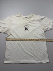Teddy Fresh Shirt Mens XL White Embroidered Teddy Bear Graphic Streetwear