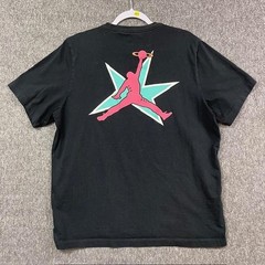 Jordan Shirt Mens XL Black Jumpman Retro Streetwear DD5286-010 Miami Vice Tee