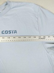 Costa Del Mar Shirt Mens 2XL Blue American Flag C Logo Graphic USA Tee Patriotic