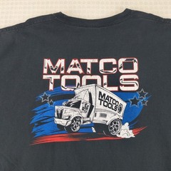 Matco Tools Men Black Graphic T-Shirt Short Sleeve Tool Truck Crew Neck 2XL
