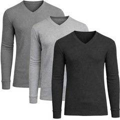 Men’s 3-Pack Long Sleeve Thermal Shirts (Sizes- S-2XL) Free Shipping