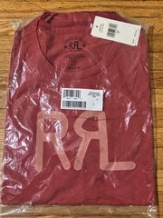 Ralph Lauren RRL Lightweight Cotton Jersey Double RL Logo T-Shirt New
