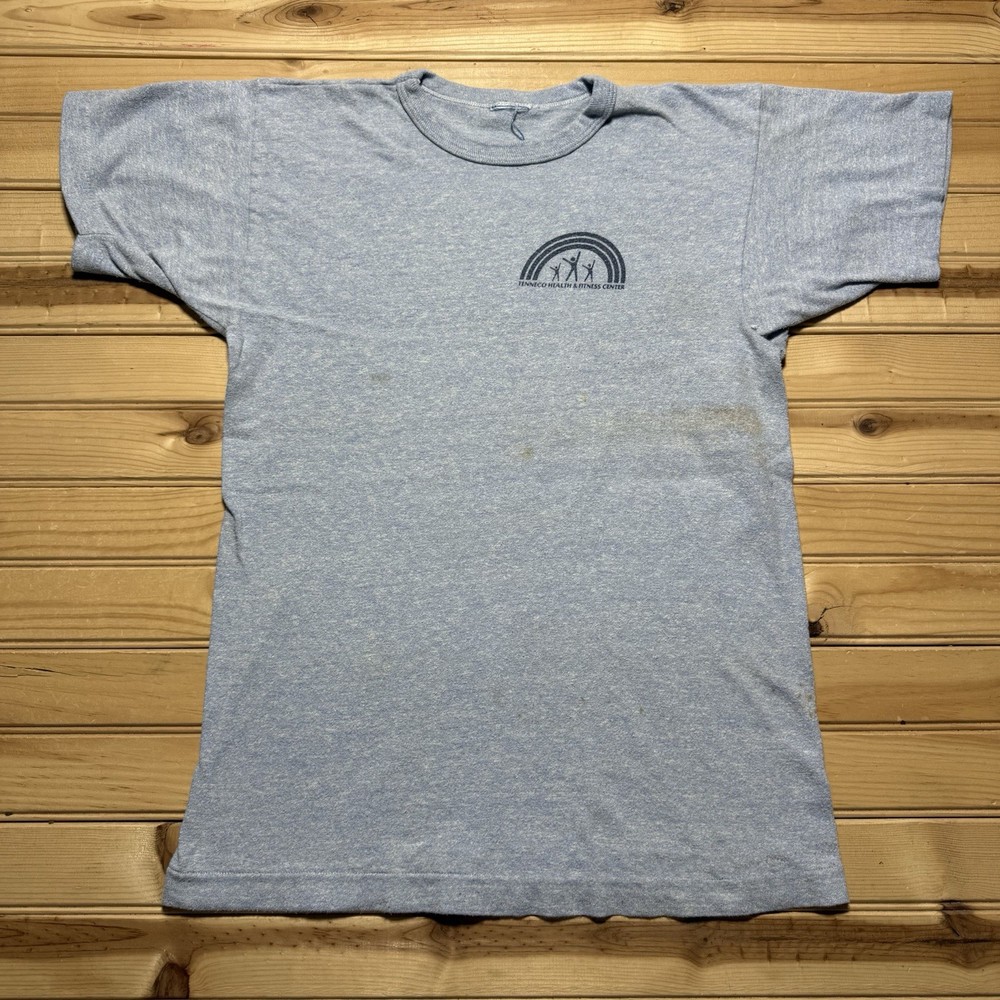 Vintage 90s Champion Tenneco Health And Fitness Center Athletic Shirt – Medium