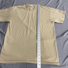 Vintage 90s Hanes Heavyweight Blank Tan Beige T Shirt Size Medium Made In USA