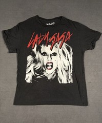 Lady Gaga Born This Way T Shirt Large Black Graphic Cotton Everyday Wear