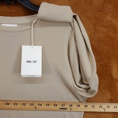 NN07 Shirt Mens Small Tan Pullover Crew Long Sleeve Thermal Knit CLIVE $110