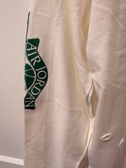 Nike Air Jordan Rare Air Distressed Long Sleeve Shirt IB3134-133 White Men’s L