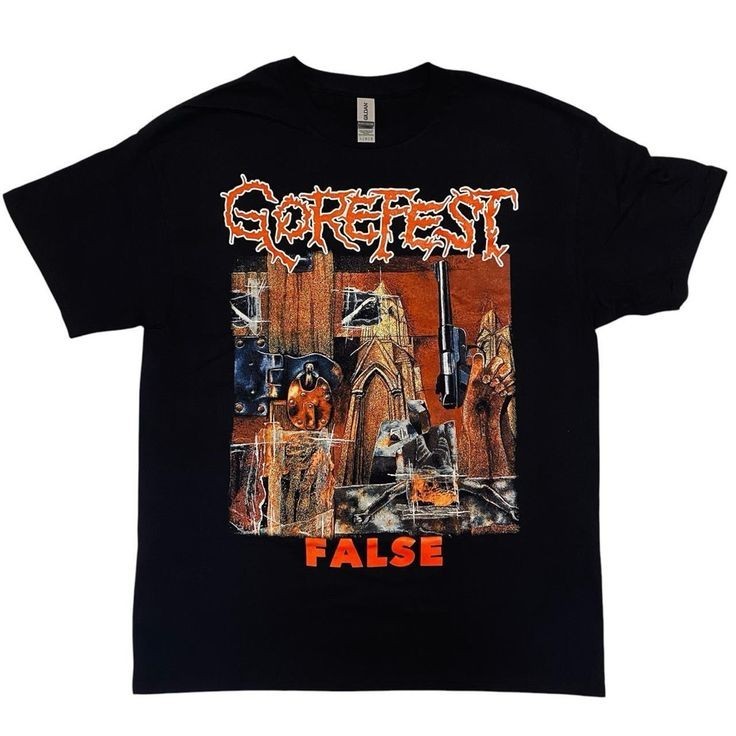 Gorefest ‘False’ Tee Shirt Unisex Cotton Full Size S-5XL SG581