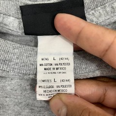 VTG Never Underestimate Stupid People Tee L Gray No Boundaries Y2K Short Sleeve
