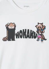 [Graniph]Bravely Default / Octopath Traveler HOKAKU | White T-shirt Sizes SS-XXL