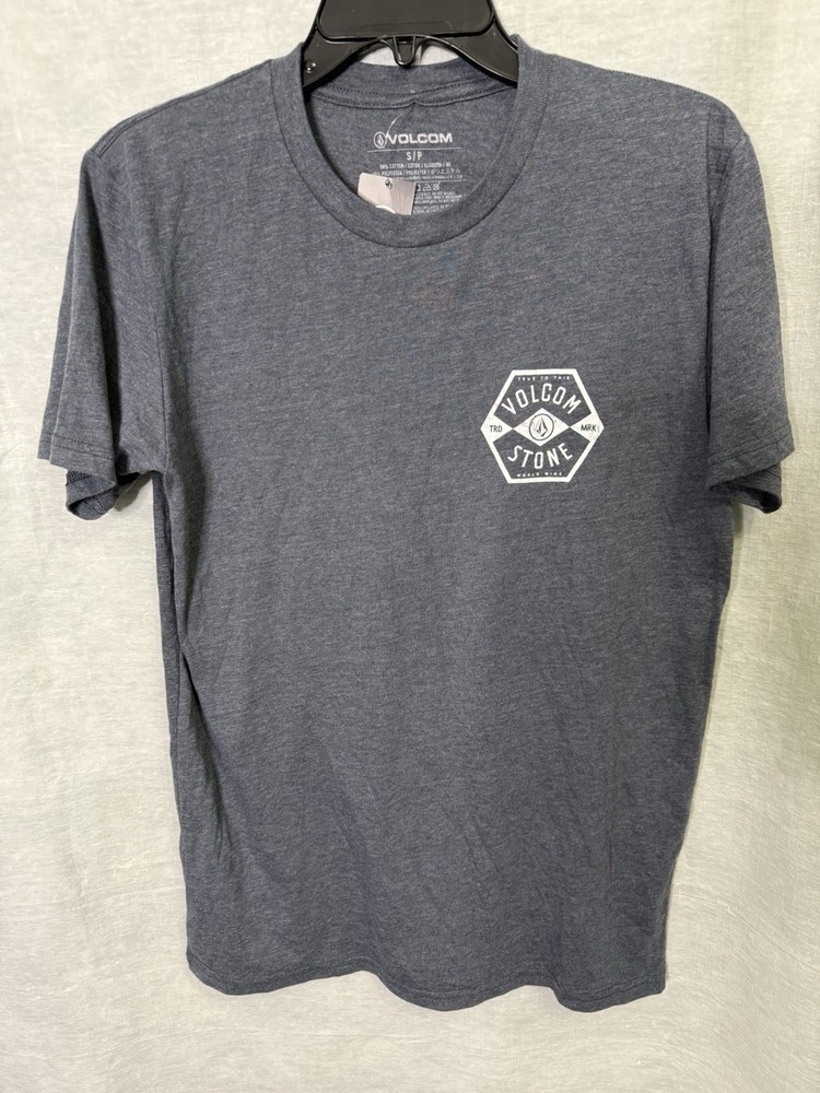 Volcom Stone Men’s NWT Gray Heather Short Sleeve Tee Size Small