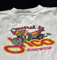 VTG Y2K Authentic JNCO Jeans Wear Shirt Single Stitch Graphic Front Back LG