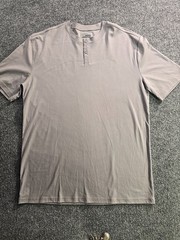Murano Luxury T-shirt 100% Cotton Soft Brown Short Sleeve Men’s Sz L Elavated