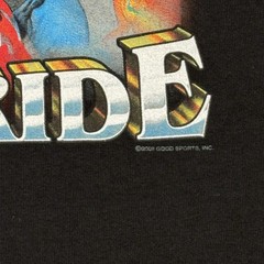Vintage Y2K Work Sucks Lets Ride Biker Motorcycle Black T Shirt Fits Size XL