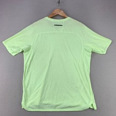 Nike Trail Dri-FIT ADV T-Shirt Mens Large Lime Green Running Performance Tee