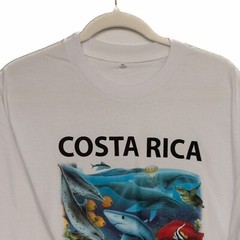 Costa Rica Pura Vida Mens White T-Shirt Crew Neck Cotton Short Sleeve Size 2XL