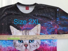 Fashion Cat Boy Girl 3D Graphing T Shirt Top Short Sleeve Casual Tee USA Seller!