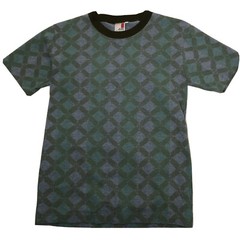 Vintage Alpha Romeo Short Sleeve Pattern Tshirt Size 12 US XSmall