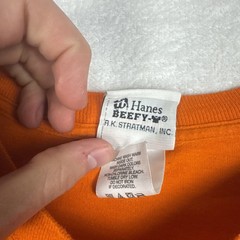 Harley Davidson I RODE THE DRAGON L Smoky Mtn Long Sleeve Y2K Orange Rare US129